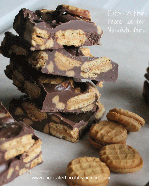 Nutter Butter Peanut Butter Chocolate Bark by Chocolate, Chocolate and More