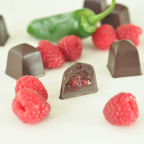 Raspberry Jalapeno Chocolates by Spabettie