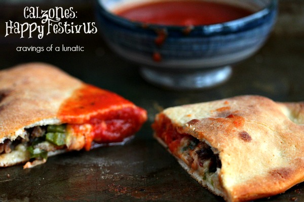 Homemade Calzones for Festivus! Celebrate the Seinfeld holiday in delicious style!