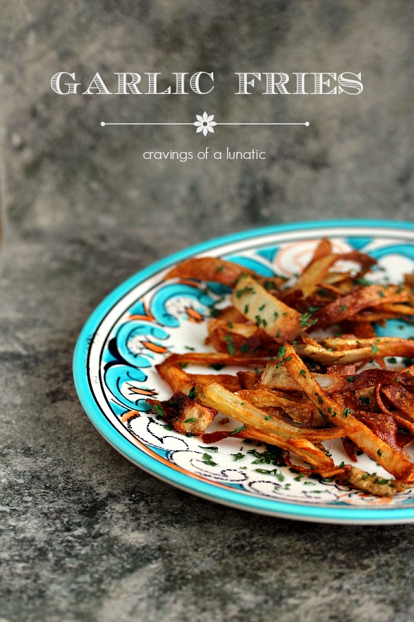 Garlic Fries | Cravings of a Lunatic | Super easy to make and absolutely delicious!