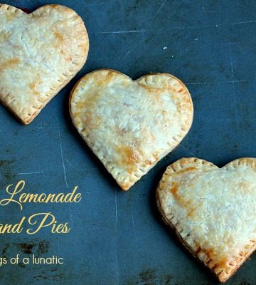 Pink Lemonade Hand Pies | Cravings of a Lunatic | Lemon curd filled hand pies that will delight your taste buds!