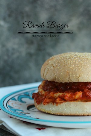 Ravioli Burger