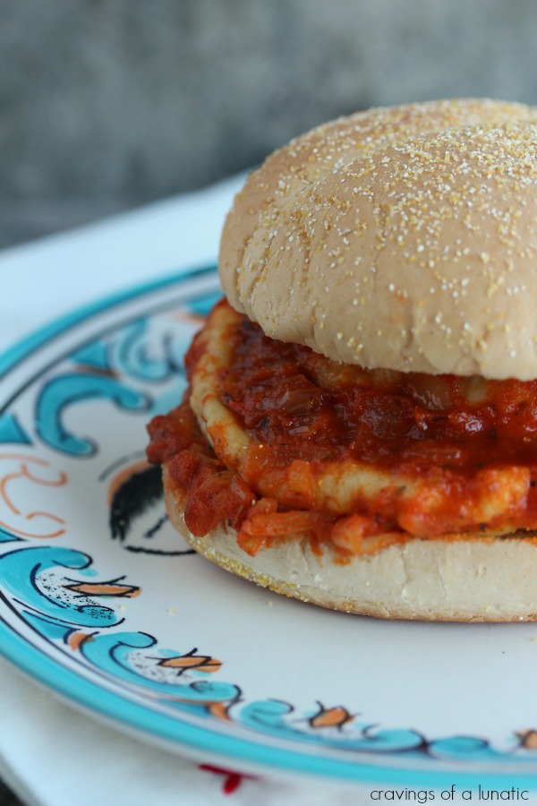 Ravioli Burger | Cravings of a Lunatic | This recipe is a burger stuffed in dough, then smothered in sauce. 