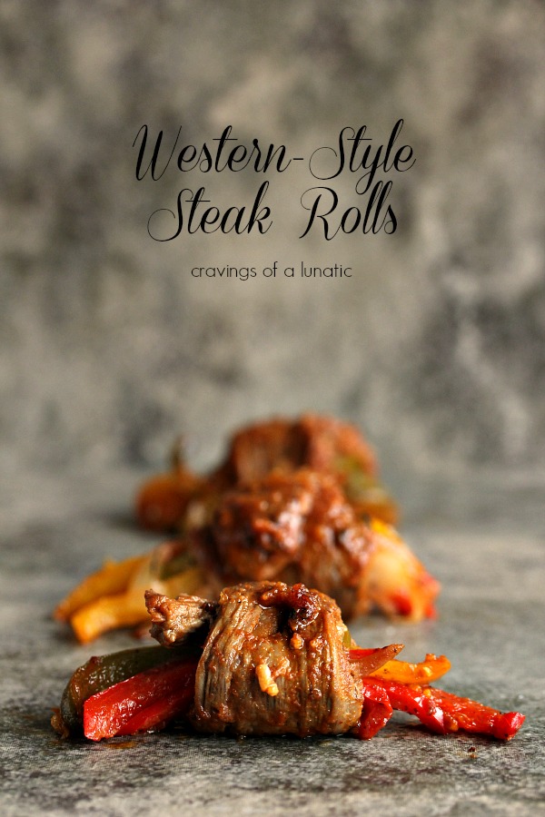 Western Style Steak Rolls by Cravings of a Lunatic | Seriously scrumptious recipe! A must try!