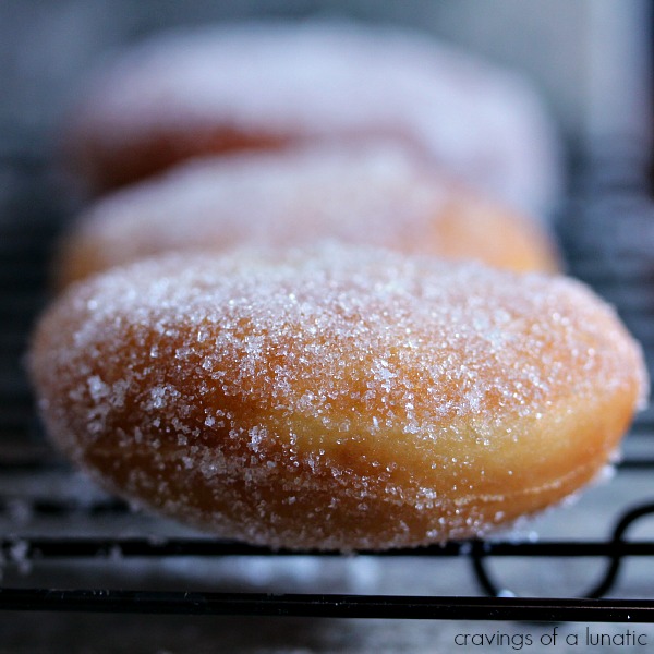 These Homemade Polish Paczki are the perfect dessert to celebrate Fat Tuesday or Mardi Gras. You can use lemon, apple, raspberry, strawberry, custard or any filling you love then dunk them in powdered sugar or glaze. #paczki #fattuesday #mardigras 