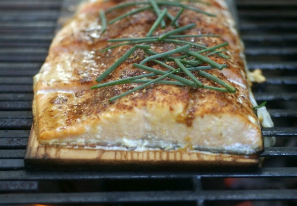 Cedar Planked Salmon | Guest Post by My Catholic Kitchen on Cravings of a Lunatic | This is one seriously delicious recipe!