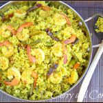 Shrimp and Asparagus Biryani: Guest Post by Curry and Comfort #SeafoodWeek