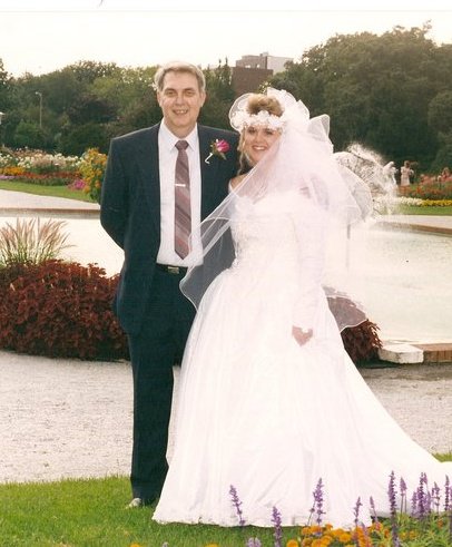 Dad and me on my wedding day!