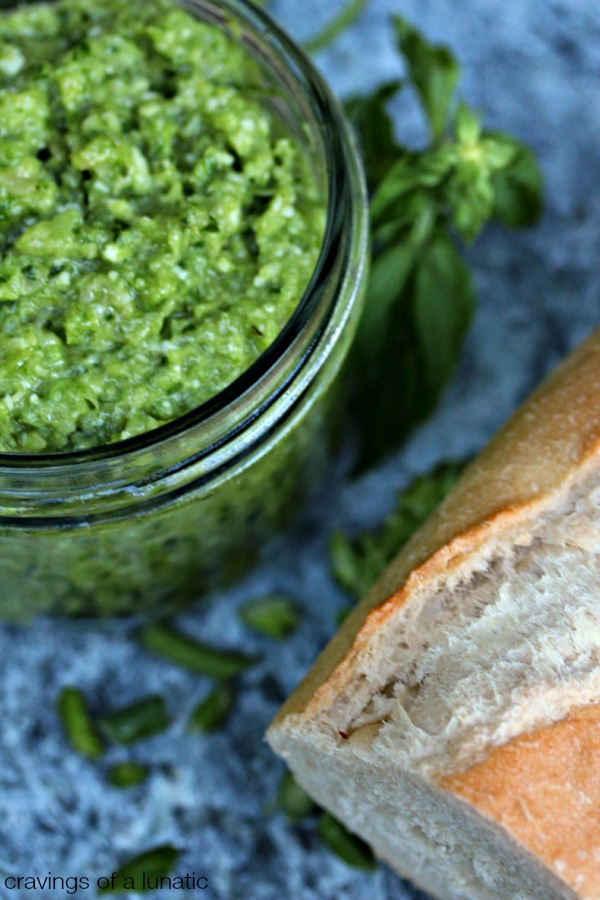 Garlic Scape Pesto | Easy to make and utterly addictive. You will want to top everything you make with this Pesto!