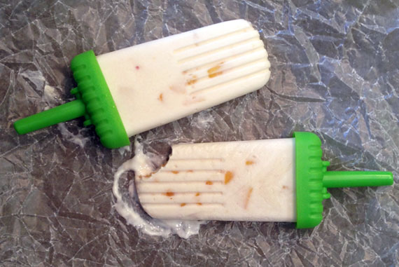 Peaches & Cream Popsicles by My Imperfect Kitchen, Guest Post on Cravings of a Lunatic