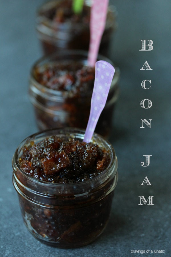 Bourbon Bacon Jam | This recipe is really easy to make and will have you slathering this Bourbon Bacon Jam on everything in sight. 