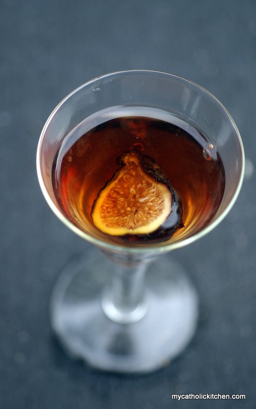 Fig Newton Cocktail | Guest Post by My Catholic Kitchen on Cravings of a Lunatic