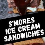 S'mores Ice Cream Sandwiches on counter