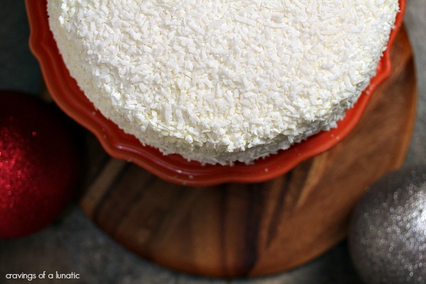 Coconut Layer Cake | This coconut layer cake is easy to make, and absolutely loaded with coconut flavour. 