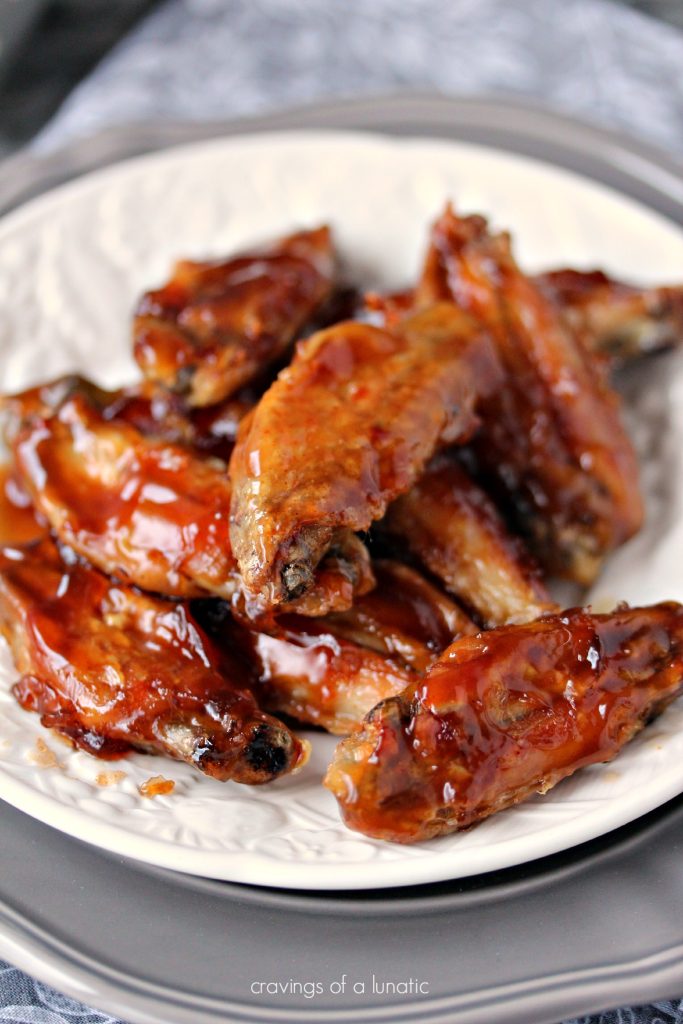 Root Beer Chicken Wings | cravingsofalunatic.com | Sweet and sticky Root Beer Chicken Wings are totally easy to make and absolutely delicious!