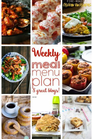 Weekly Meal Plan Week 5 collage image