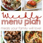 Weekly Meal Plan Week 4 collage image