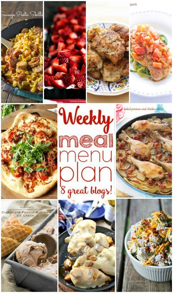 Weekly Meal Plan Week 6 collage image 