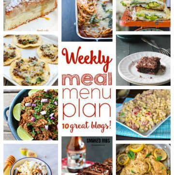 Weekly Meal Plan collage photo