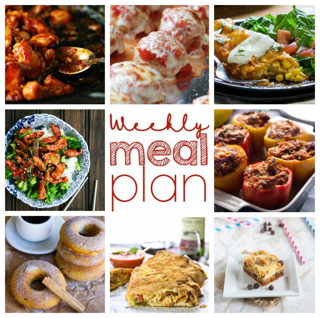 Weekly Meal Plan Week 5 collage image