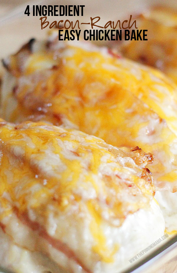 Bacon Ranch Chicken Bake by The Pinning Mama, featured on cravingsofalunatic.com for Tailgating Time Week 4