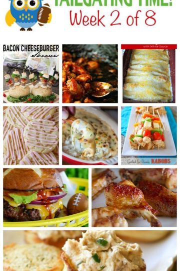 Tailgating Time: Week 2- 9 Fabulous Tailgating Recipes from 9 Food-loving Bloggers!