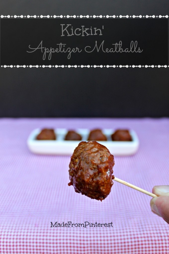 Appetizer Meatballs by Made From Pinterest, featured on cravingsofalunatic.com for Week 5 of our Ultimate Tailgating Series!