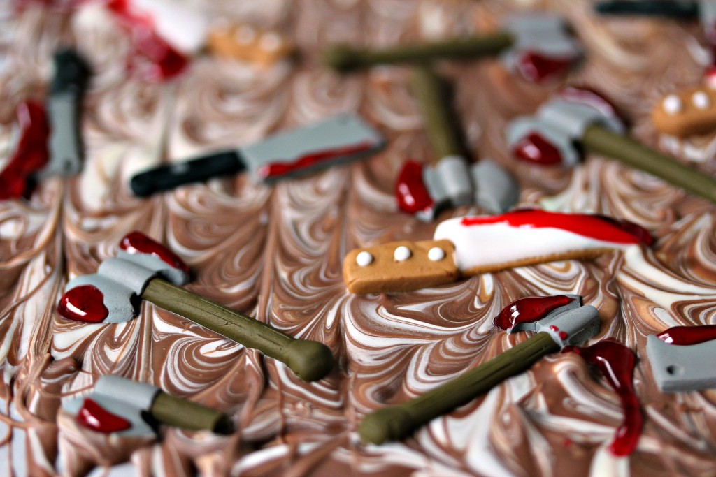 Chocolate Weapons Bark close up image