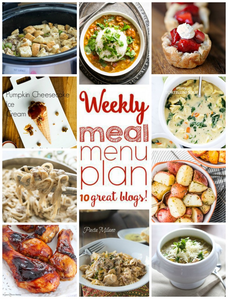 Weekly Meal Plan Week 15