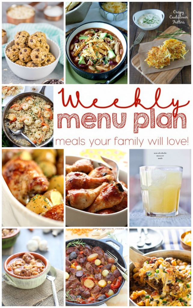 Weekly Meal Plan Week 13 collage image