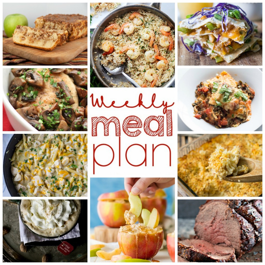 Weekly Meal Plan Week 14 collage image 