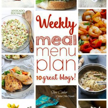 Weekly Meal Plan Week 24 collage graphic