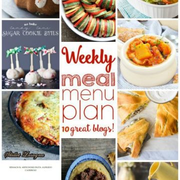 Weekly Meal Plan Week 22 collage image