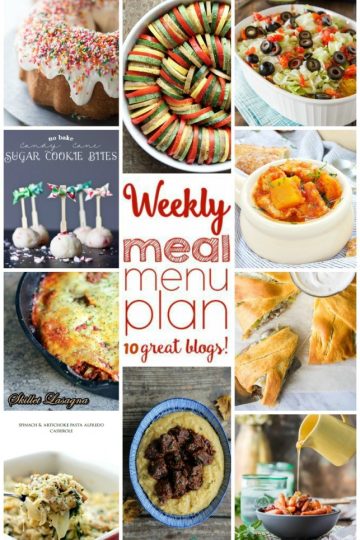 Weekly Meal Plan Week 22 collage image