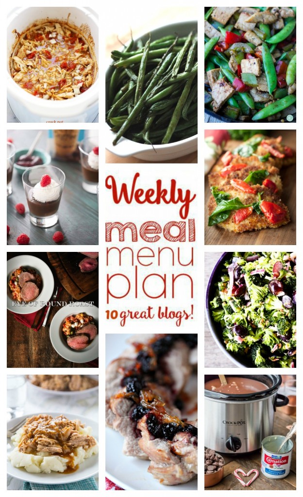 Weekly Meal Plan Week 27 collage image
