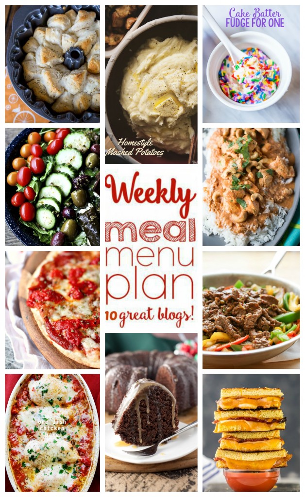 Weekly Meal Plan Week 26 collage graphic