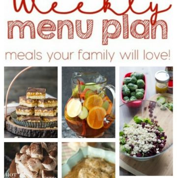 Weekly Meal Plan Week 28 collage image