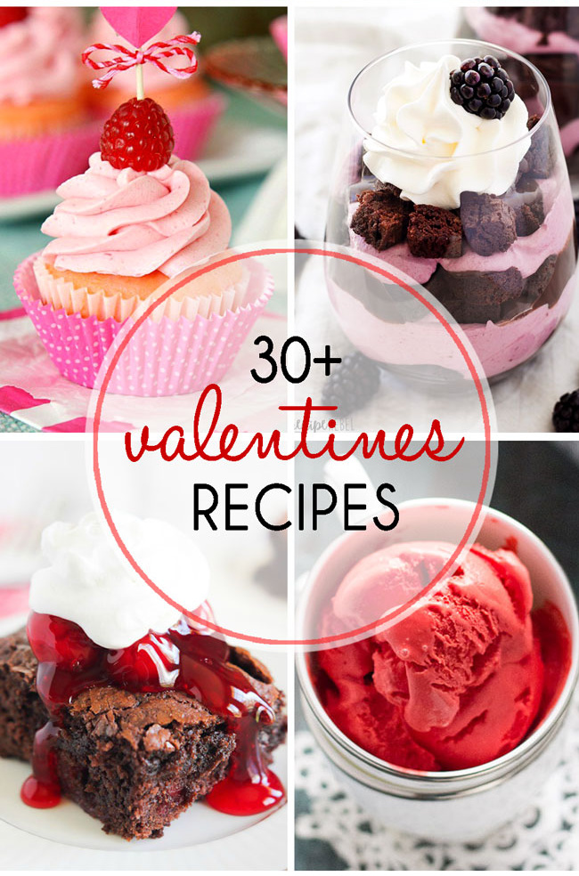 30+ Sweet Valentine's Day Recipes collage image