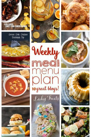 Weekly Meal Plan Week 29 collage image