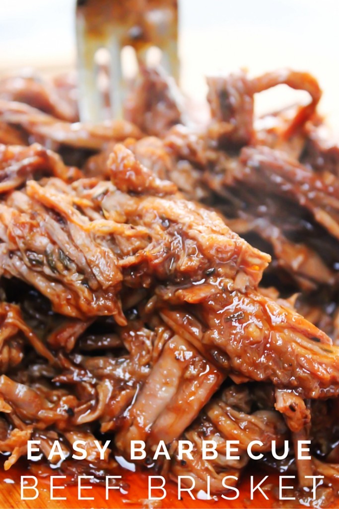 Easy Barbecue Beef Brisket from A Dash of Sanity recipe image close up photo