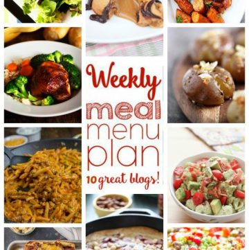 Weekly Meal Plan Week 31 collage image