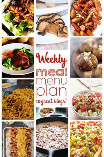 Weekly Meal Plan Week 31 collage image