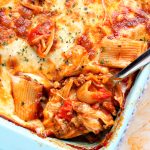 Easy Cheesy Pasta Bake with Sausage and Peppers