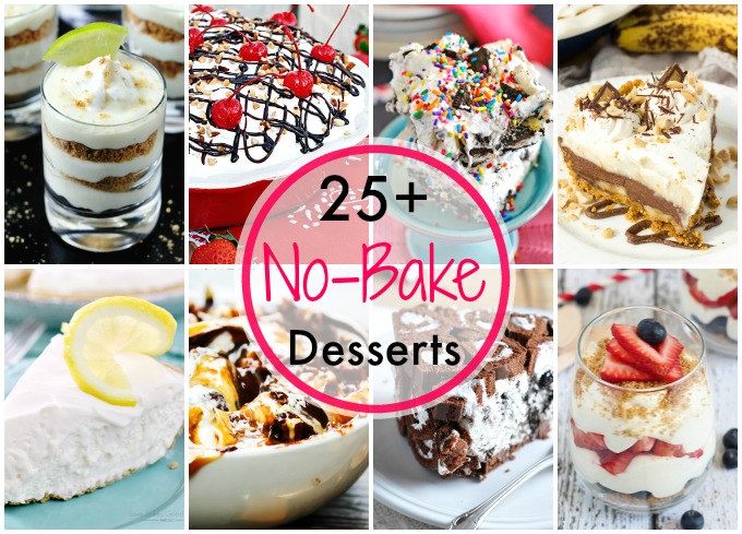 No Bake Desserts on cravingsofalunatic.com- No-Bake Desserts are perfect for summer. They're quick, easy, and delicious. Nothing beats a cool treat after a long day in the hot sun. Cool off with any, or all, of these 25+ recipes! (@CravingsLunatic)