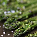 Roasted Asparagus with Lemon, Garlic and Shallot Butter