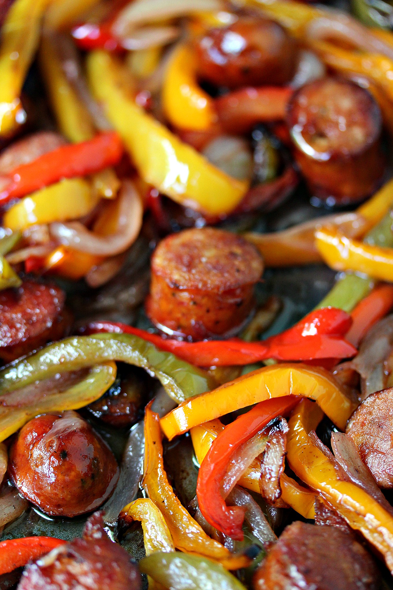 Sheet Pan Sausage, Peppers, and Onions Recipe