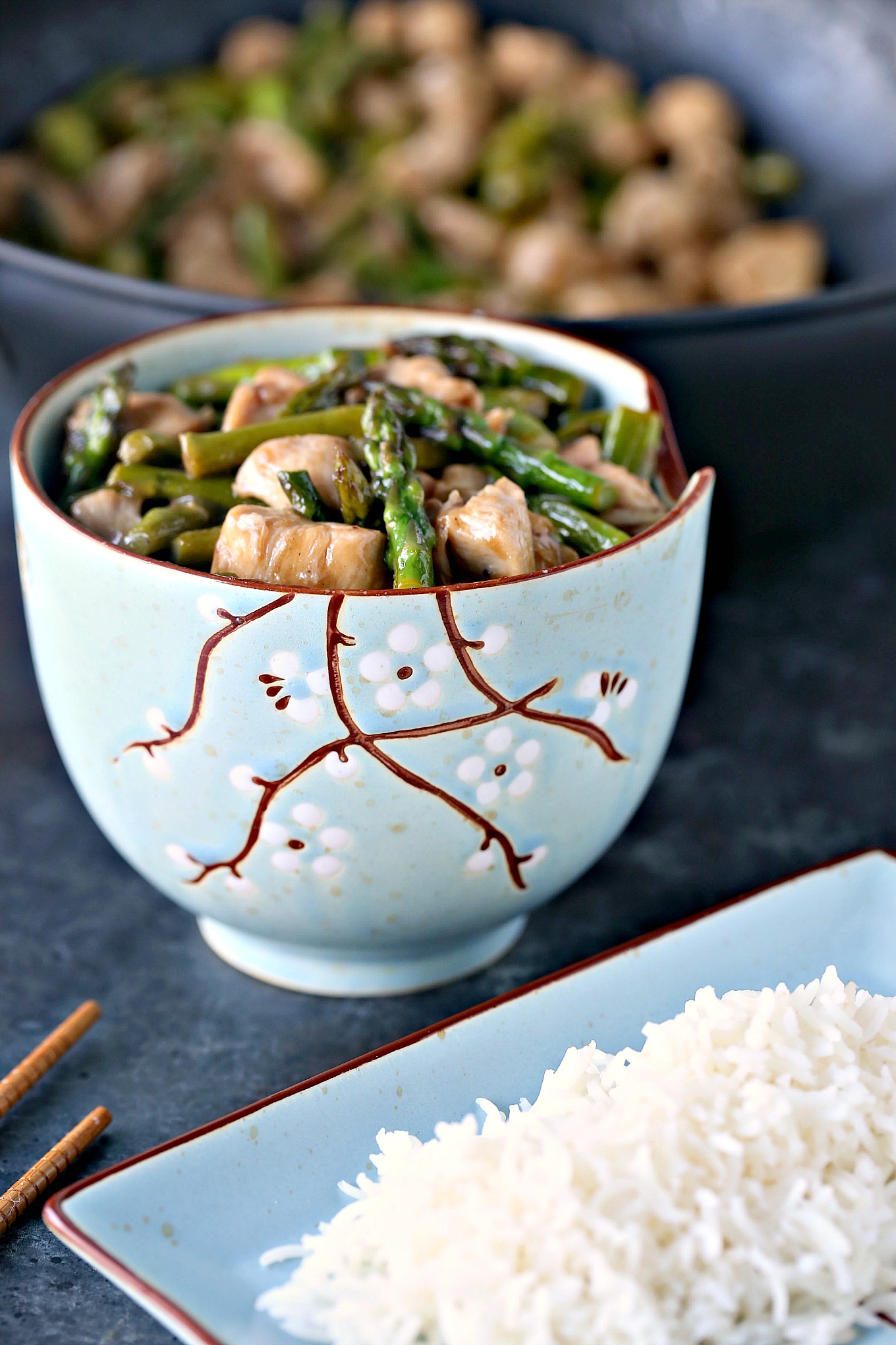Chicken and Asparagus Stir-Fry with Lemon from cravingsofalunatic.com- This quick and easy recipe for Chicken and Asparagus Stir-Fry with Lemon is a flavour explosion. Simple ingredients cooked in one pan. No muss, no fuss.