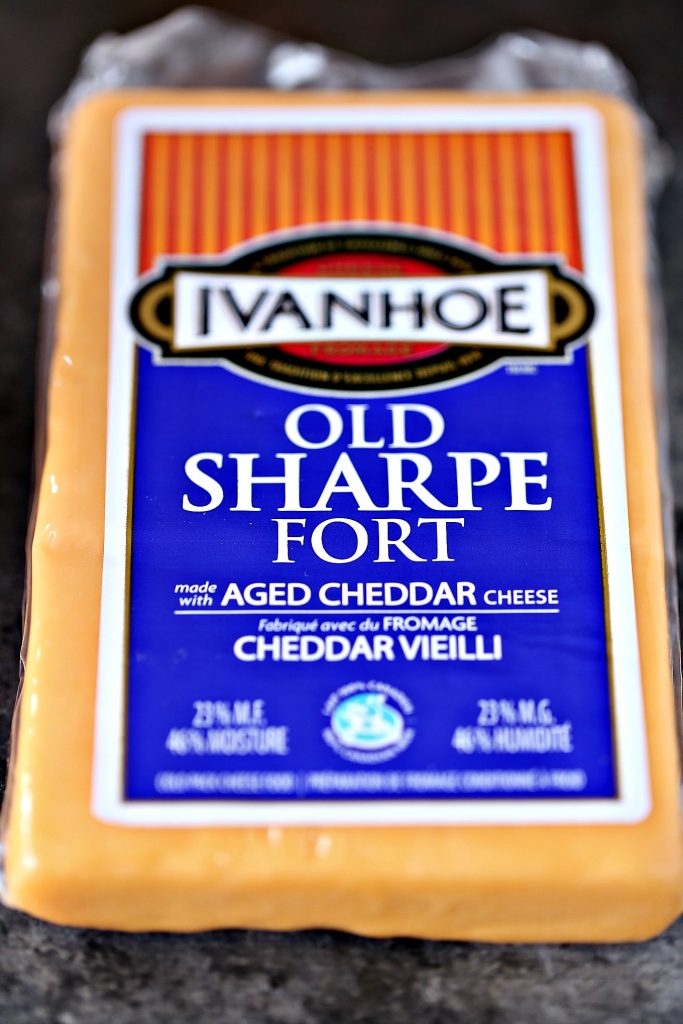 Ivanhoe Old Sharpe Fort made with Aged Cheddar Cheese Gay Lea Ambassadorship