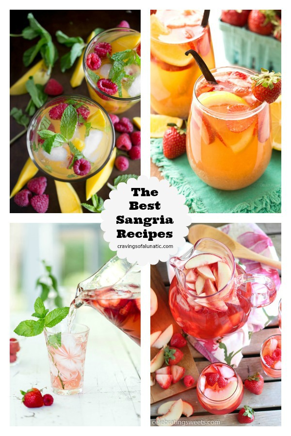 The Best Sangria Recipes from cravingsofalunatic.com- featured on The Best Sangria Recipes by cravingsofalunatic.com- Celebrate summer in epic style with The Best Sangria Recipes! Sangria is so easy to make and super versatile. Whip up a batch today!