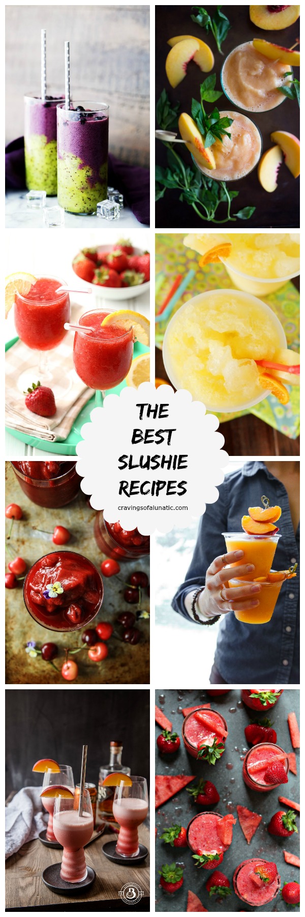 The Best Slushie Recipes featured on cravingsofalunatic.com- Make your summer extra special by making all of The Best Slushie Recipes you possibly can. Nothing screams summer like shaved ice with fruity flavours!